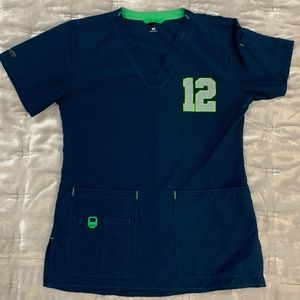 Seahawks scrub set